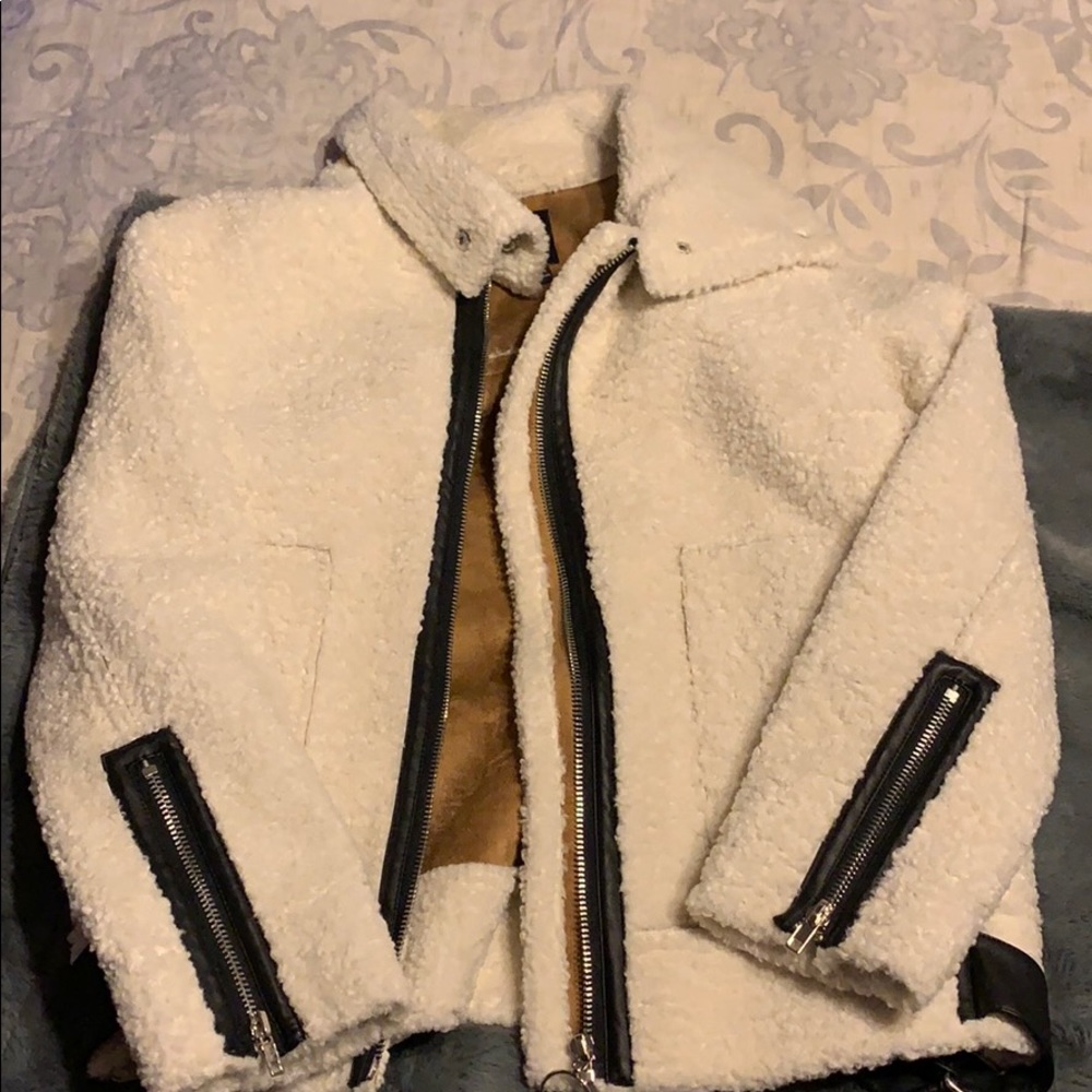 Forever 21 faux shearling coat